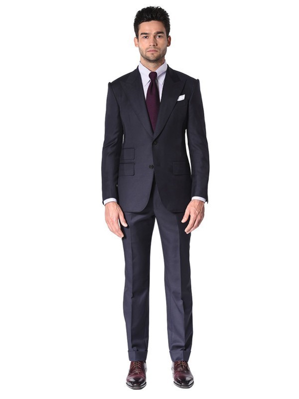 NAVY TWILL SIGNATURE 2-BUTTON SUIT