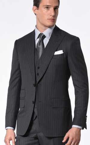 Navy Twill Classic 2-Button Bespoke Suit