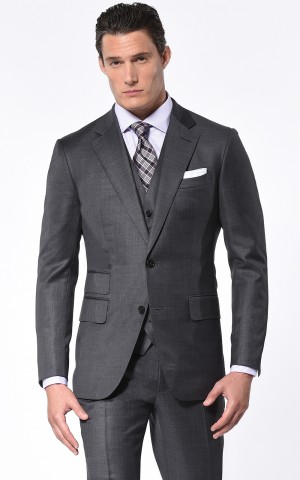 Navy Twill Classic 2-Button Bespoke Suit