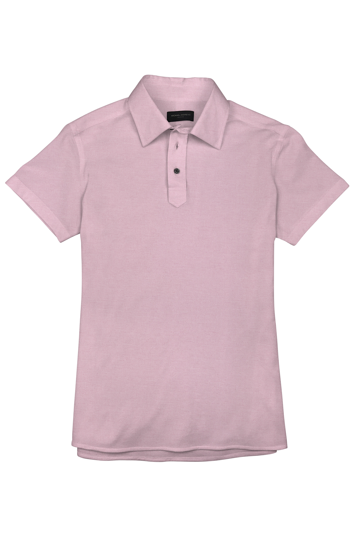 Dark Millennial Pink Pique Short Sleeve Polo Shirt