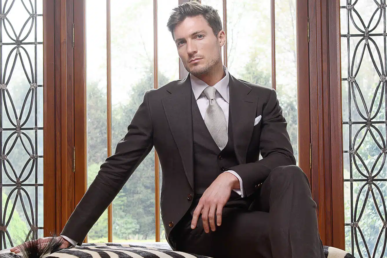 Gentleman's Guide to Linen Main Banner - Bespoke Dark Brown Suit