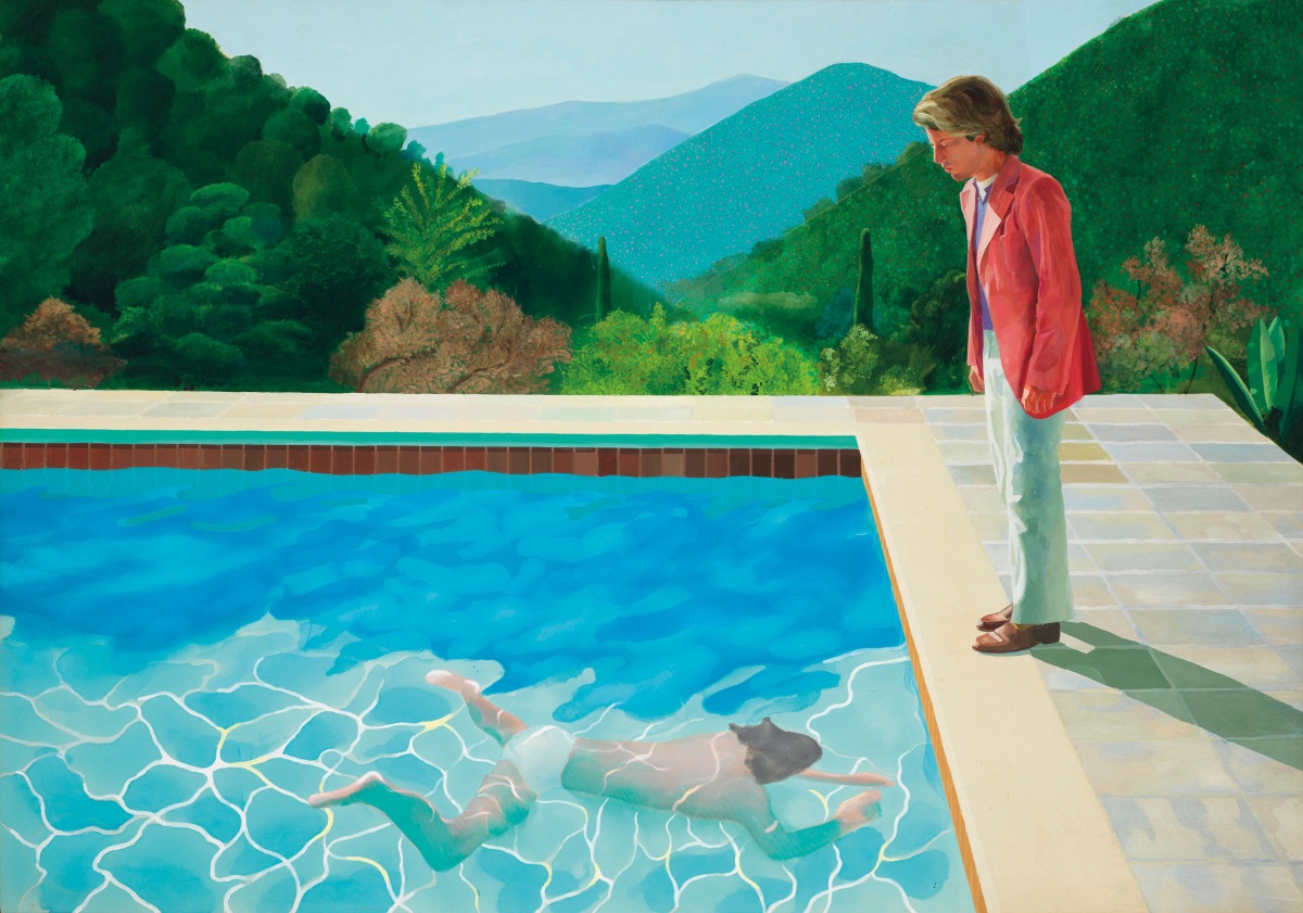 Pool with Two Figures, David Hockney. 1972