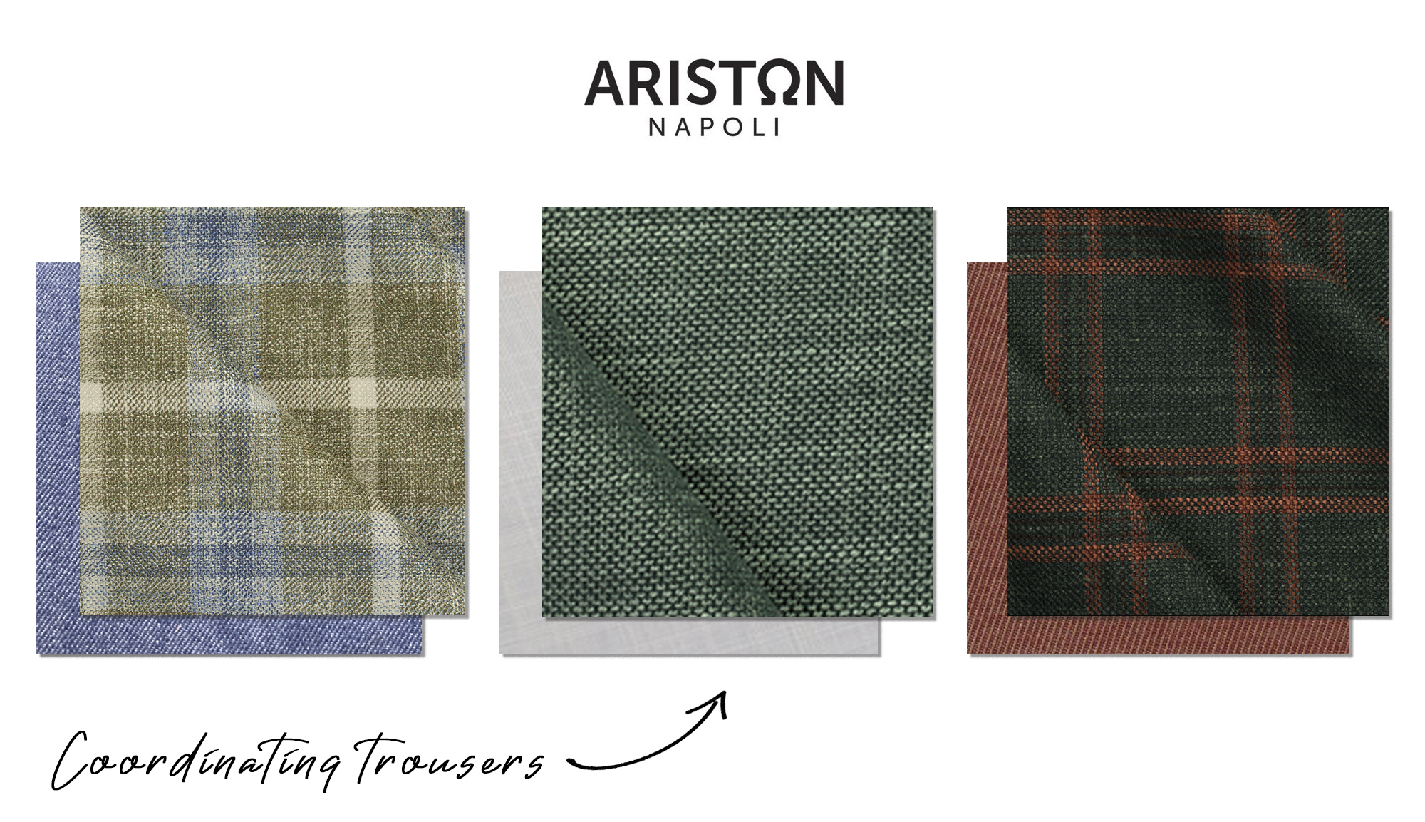 Ariston Napoli fabric swatches