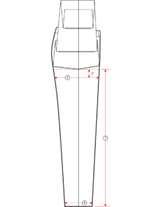 size chart pants open