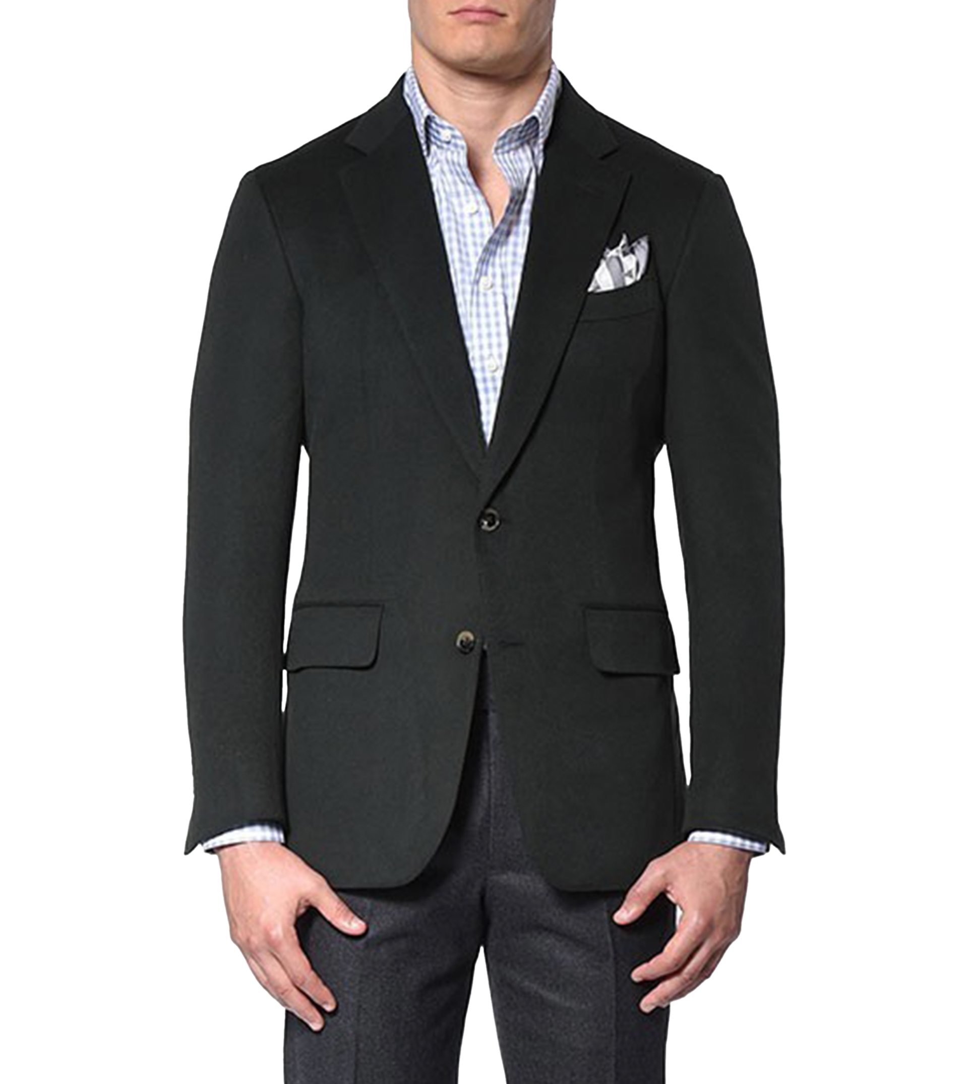 Bespoke Forest Green Wool Cashmere Sport Coat