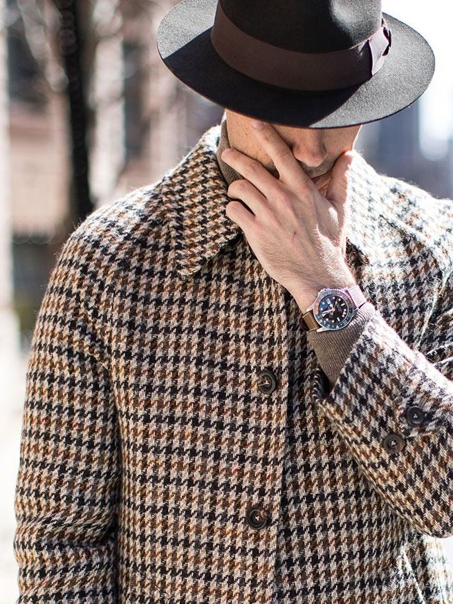 Houndstooth Balmacaan Coat | Michael Andrews Bespoke, New York's Most  Trusted Custom Tailor Since 2006