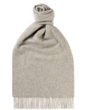 Light Grey Classic Cashmere Scarf