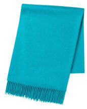 Peacock Plain Cashmere Stole