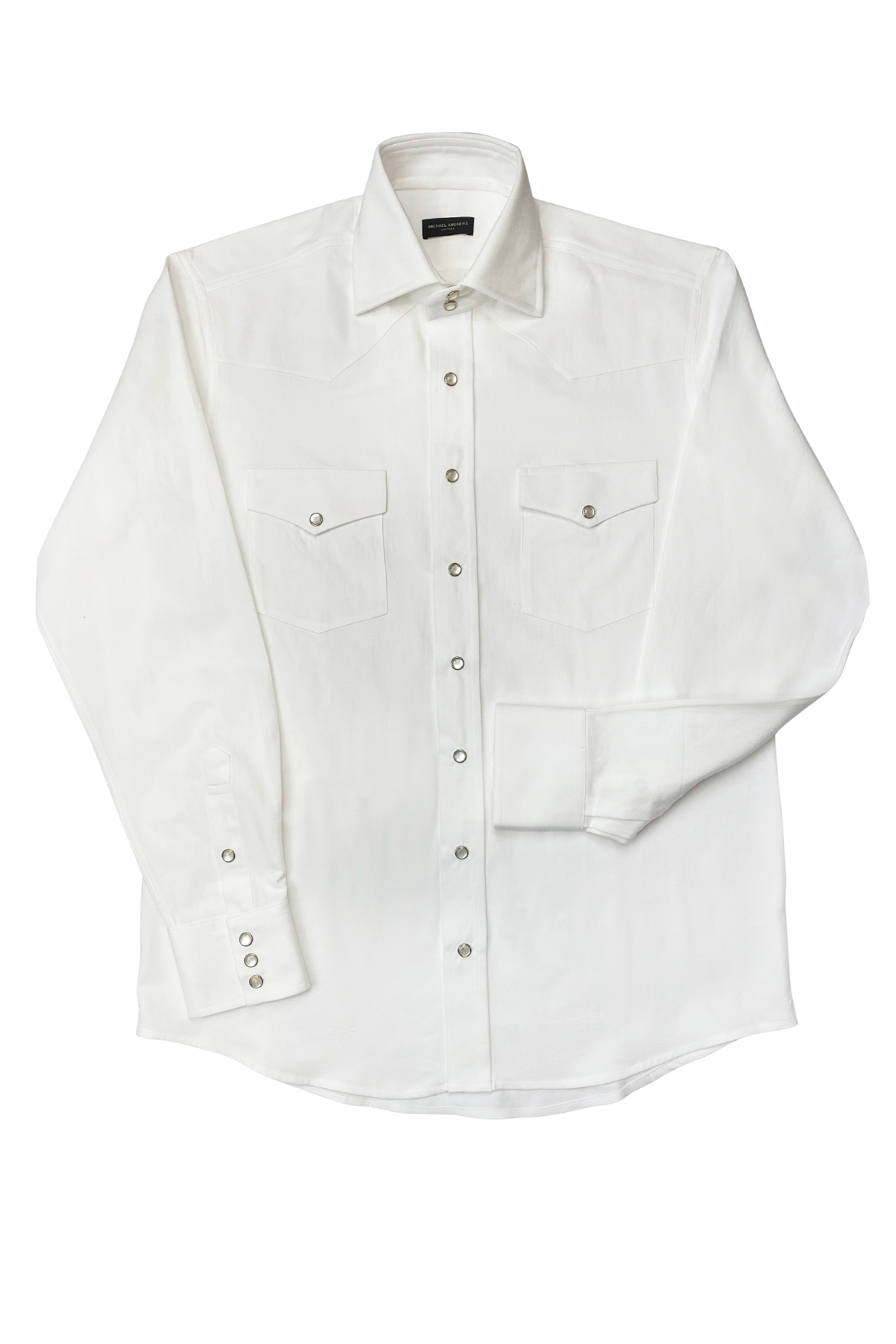 White fashion shirt denim