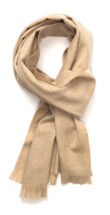 Oatmeal Solid Lightweight Escorial Scarf