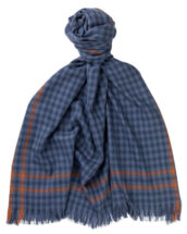 Denim Escorial Block Scarf