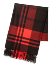 Black x Red Primary Black Watch Stole