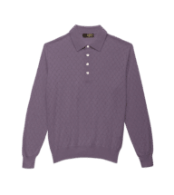 Enchanted Silk Cashmere Honeycomb Polo